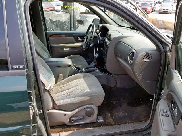 1GKDS13S432376695 - 2003 GMC ENVOY GREEN photo 5