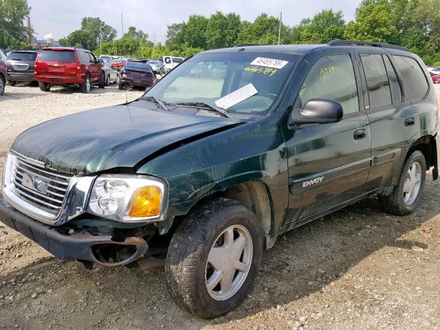 1GKDS13S432376695 - 2003 GMC ENVOY GREEN photo 9