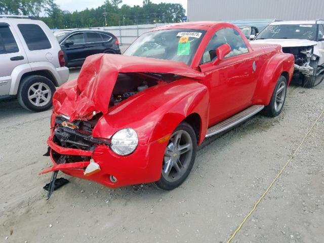1GCES14H75B118452 - 2005 CHEVROLET SSR 红色 照片 2