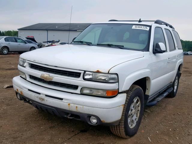 1GNEK13T36R119409 - 2006 CHEVROLET TAHOE WHITE photo 2