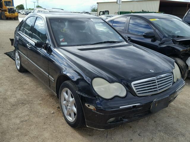 WDBRF61JX3F299044 - 2003 MERCEDES-BENZ C 240 BLACK photo 1