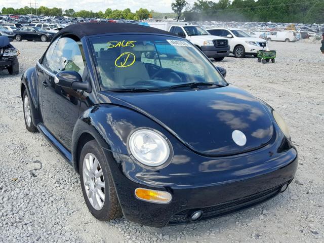 3VWCM31Y15M369765 - 2005 VOLKSWAGEN NEW BEETLE Սև լուսանկար 1