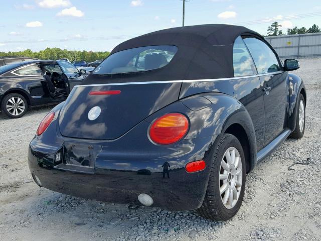 3VWCM31Y15M369765 - 2005 VOLKSWAGEN NEW BEETLE Սև լուսանկար 4