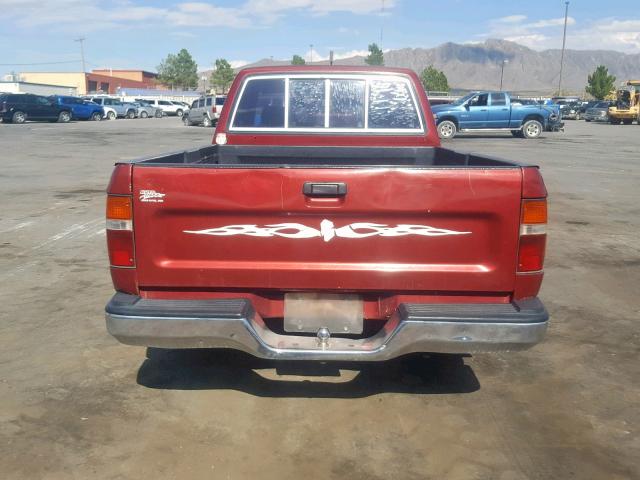 JT4RN93P4M5036773 - 1991 TOYOTA PICKUP 1/2 RED photo 6