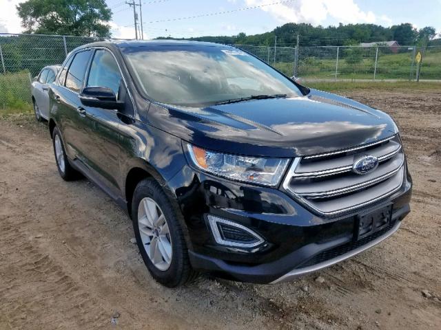 2FMPK3J95HBB58623 - 2017 FORD EDGE SEL BLACK photo 1