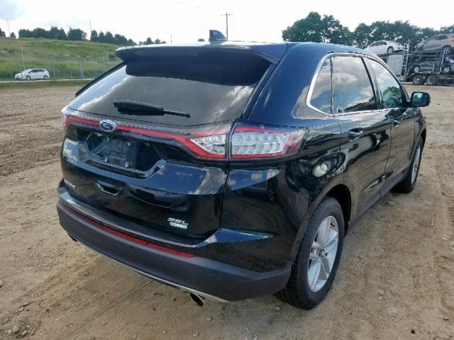 2FMPK3J95HBB58623 - 2017 FORD EDGE SEL BLACK photo 4