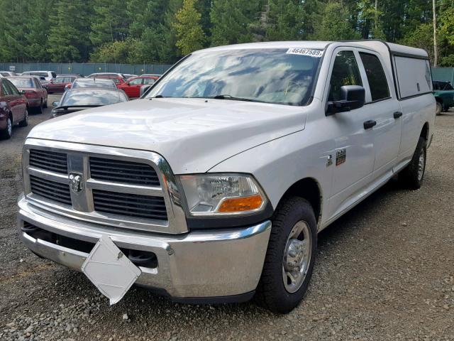 3D7TP2CL7BG509453 - 2011 DODGE RAM 2500 WHITE photo 2