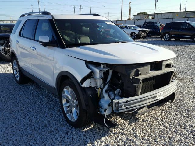 1FM5K7F83FGC62211 - 2015 FORD EXPLORER L WHITE photo 1