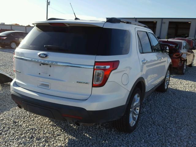 1FM5K7F83FGC62211 - 2015 FORD EXPLORER L WHITE photo 4