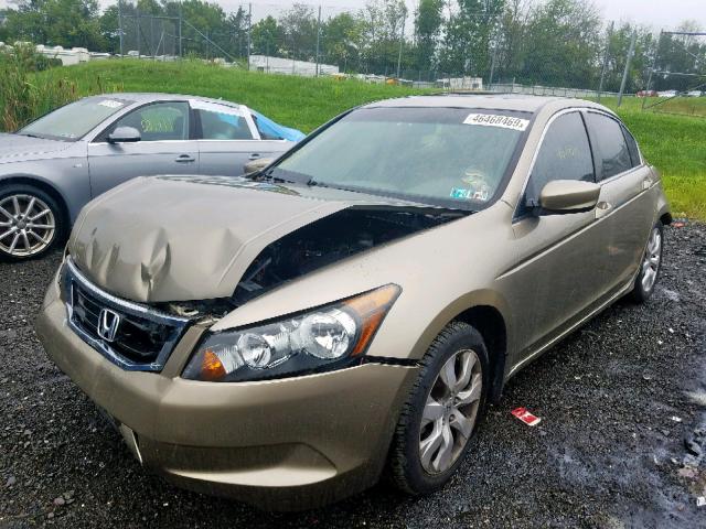 1HGCP26808A064239 - 2008 HONDA ACCORD EXL BEIGE photo 2