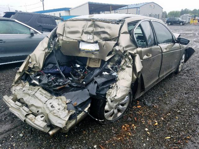 1HGCP26808A064239 - 2008 HONDA ACCORD EXL BEIGE photo 4