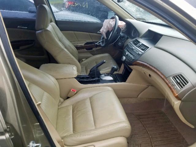 1HGCP26808A064239 - 2008 HONDA ACCORD EXL BEIGE photo 5