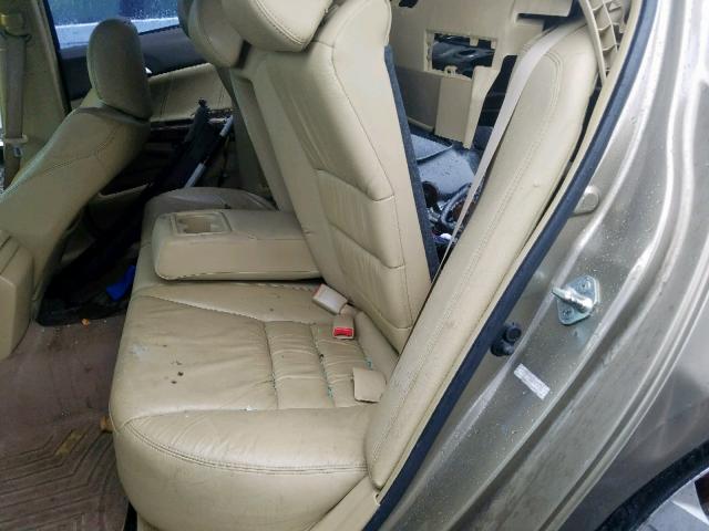 1HGCP26808A064239 - 2008 HONDA ACCORD EXL BEIGE photo 6