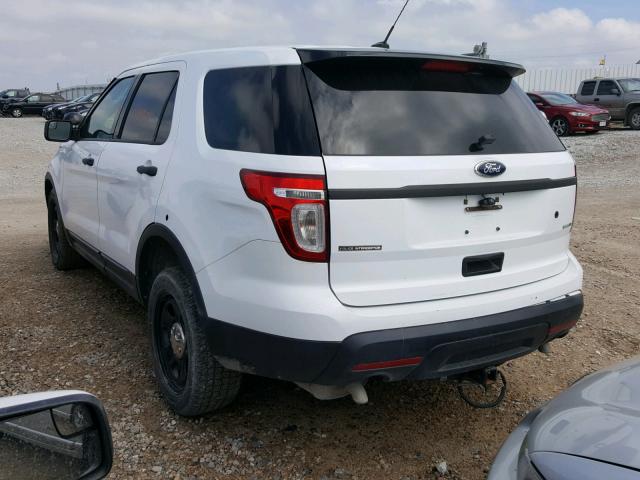 1FM5K8AR1FGC08105 - 2015 FORD EXPLORER P WHITE photo 3