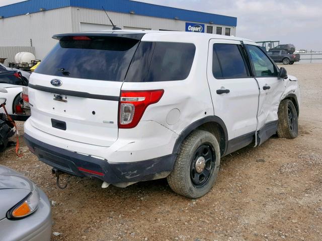 1FM5K8AR1FGC08105 - 2015 FORD EXPLORER P WHITE photo 4