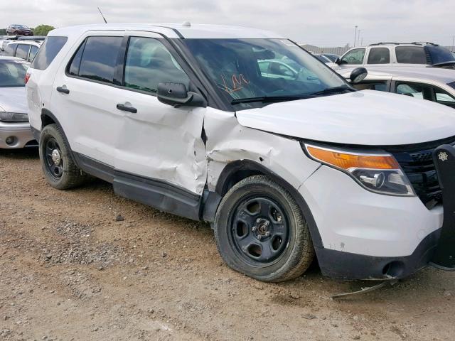 1FM5K8AR1FGC08105 - 2015 FORD EXPLORER P WHITE photo 9