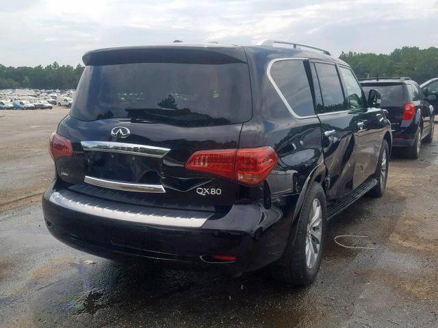 JN8AZ2NFXH9646953 - 2017 INFINITI QX80 BASE BLACK photo 4