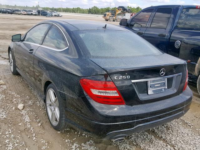 WDDGJ4HB5EG295416 - 2014 MERCEDES-BENZ C 250 BLACK photo 3