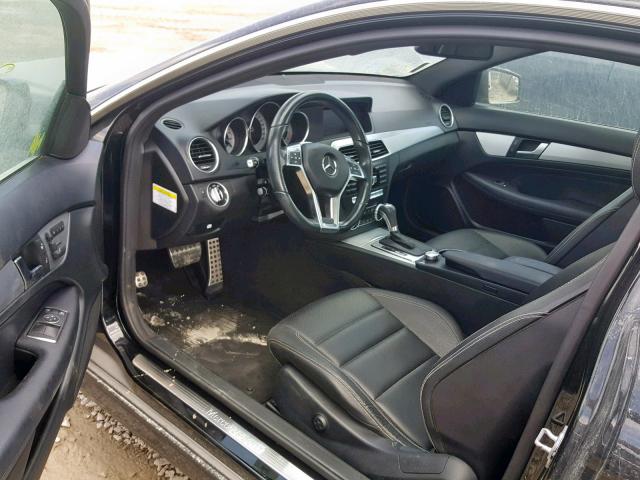 WDDGJ4HB5EG295416 - 2014 MERCEDES-BENZ C 250 BLACK photo 9