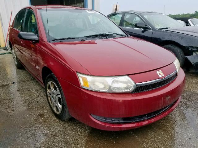 1G8AJ54F14Z161384 - 2004 SATURN ION LEVEL BURGUNDY photo 1