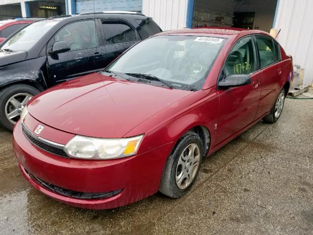 1G8AJ54F14Z161384 - 2004 SATURN ION LEVEL BURGUNDY photo 2