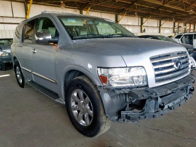 5N3AA08A76N807144 - 2006 INFINITI QX56 SILVER photo 1