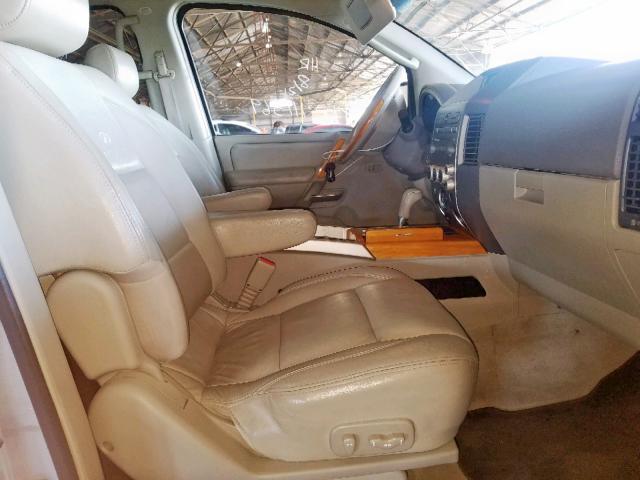 5N3AA08A76N807144 - 2006 INFINITI QX56 SILVER photo 5