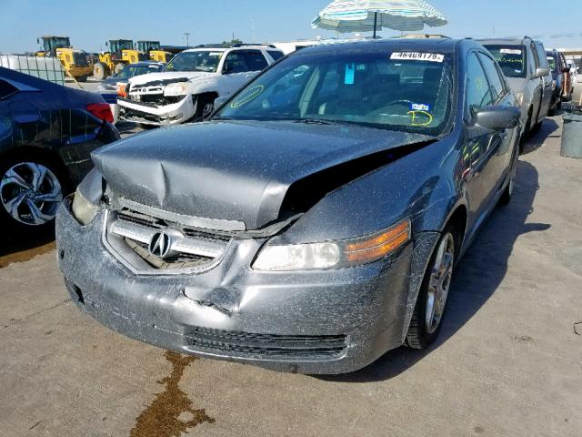 19UUA66255A063978 - 2005 ACURA TL BLUE photo 2