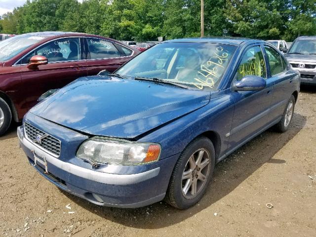 YV1RS61RX22180865 - 2002 VOLVO S60 BLUE photo 2