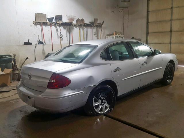 2G4WC532251275520 - 2005 BUICK LACROSSE C SILVER photo 4