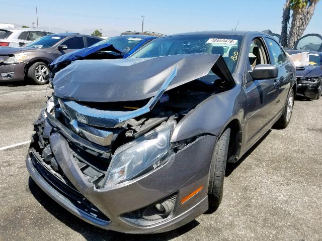 3FAHP0HA3BR180725 - 2011 FORD FUSION SE GRAY photo 2