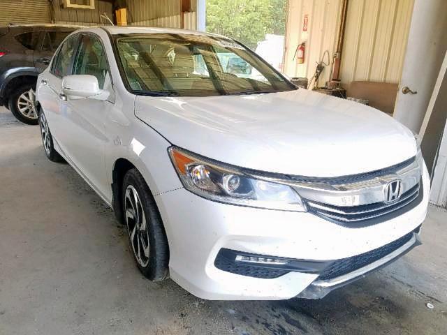 1HGCR2F80HA037715 - 2017 HONDA ACCORD EXL WHITE photo 1