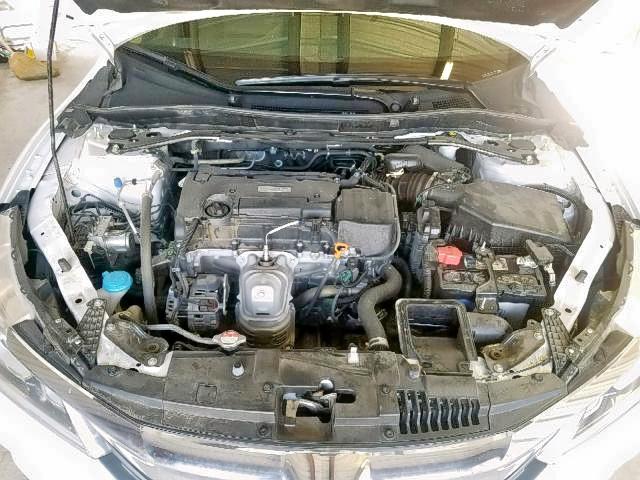 1HGCR2F80HA037715 - 2017 HONDA ACCORD EXL WHITE photo 7