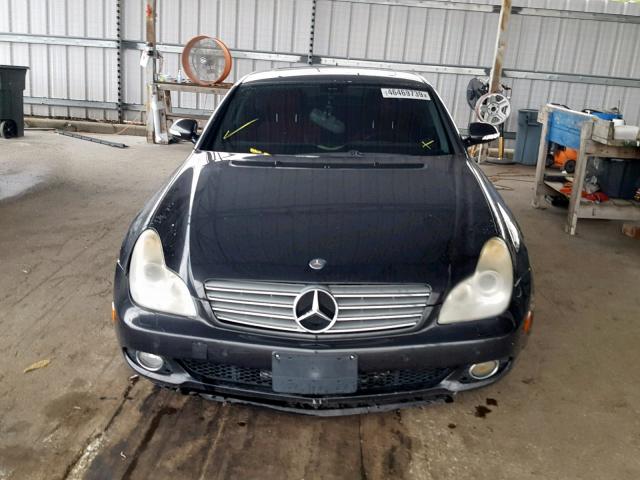 WDDDJ72X48A133423 - 2008 MERCEDES-BENZ CLS 550 BLACK photo 9