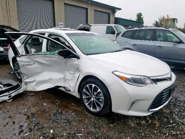 4T1BK1EB2GU204137 - 2016 TOYOTA AVALON XLE WHITE photo 1