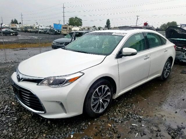 4T1BK1EB2GU204137 - 2016 TOYOTA AVALON XLE WHITE photo 2