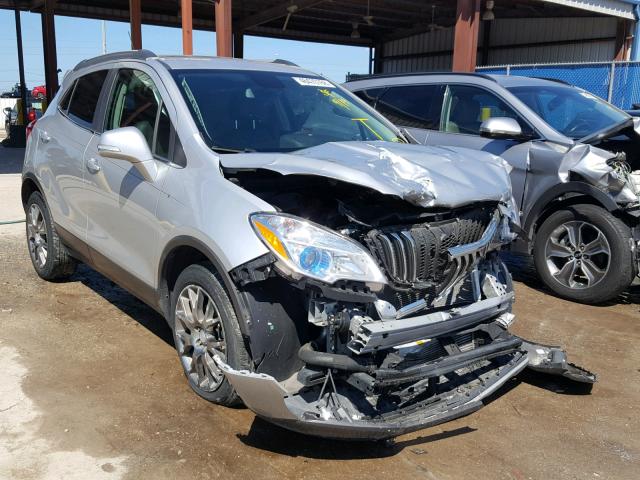 KL4CJ1SM3GB720272 - 2016 BUICK ENCORE SPO SILVER photo 1