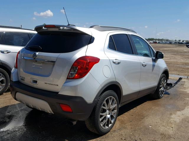 KL4CJ1SM3GB720272 - 2016 BUICK ENCORE SPO SILVER photo 4