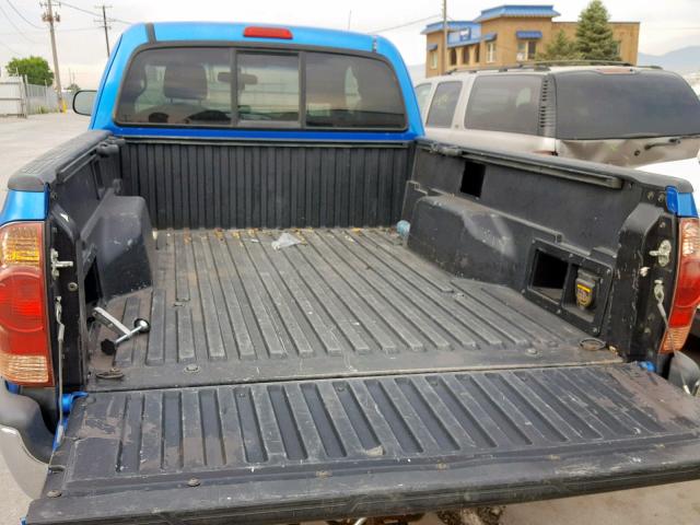 5TETU62N65Z135634 - 2005 TOYOTA TACOMA PRE BLUE photo 9