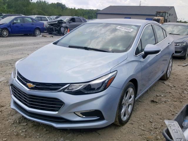 1G1BF5SM6H7146886 - 2017 CHEVROLET CRUZE PREM SILVER photo 2