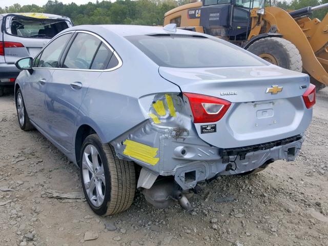 1G1BF5SM6H7146886 - 2017 CHEVROLET CRUZE PREM SILVER photo 3