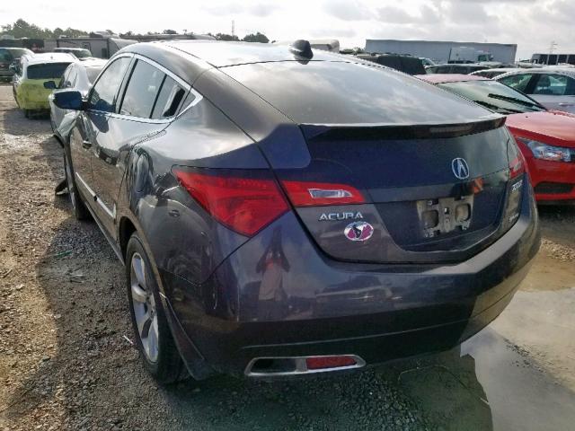 2HNYB1H48BH500247 - 2011 ACURA ZDX TECHNO BEIGE photo 3