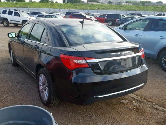 1C3CCBAB4DN606639 - 2013 CHRYSLER 200 LX BLACK photo 3