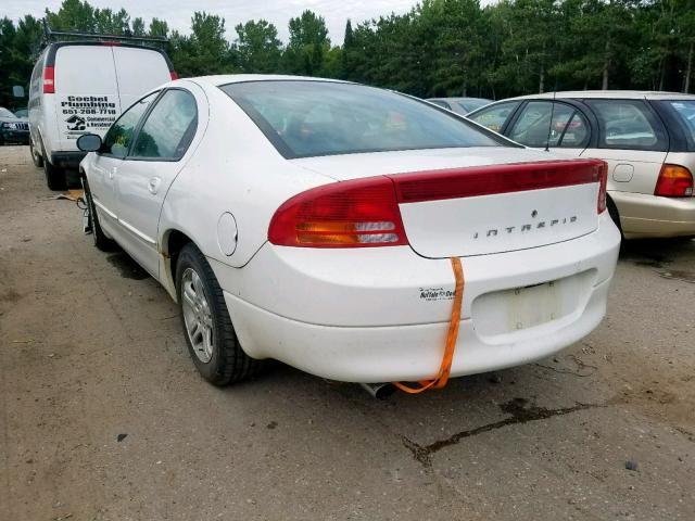 2B3HD56J2YH235724 - 2000 DODGE INTREPID E WHITE photo 3