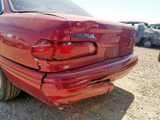 1FALP5243SG158323 - 1995 FORD TAURUS GL RED photo 10