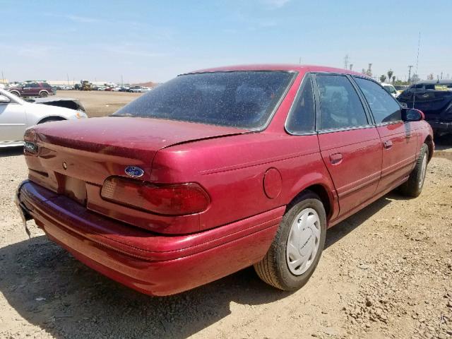 1FALP5243SG158323 - 1995 FORD TAURUS GL RED photo 4