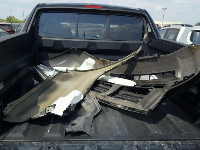 2HJYK165X8H501910 - 2008 HONDA RIDGELINE BLACK photo 9