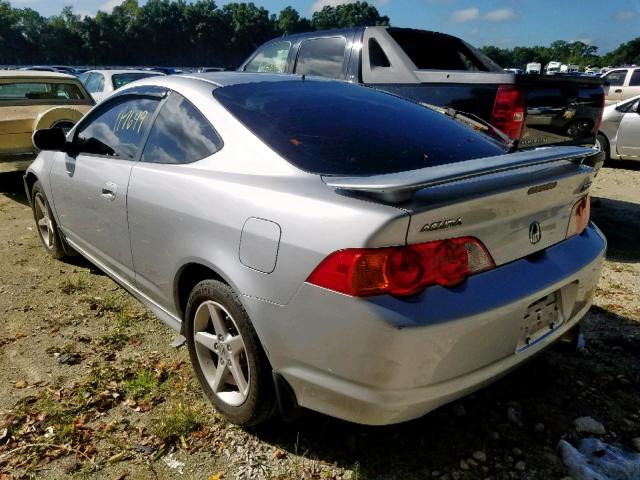 JH4DC53033S004195 - 2003 ACURA RSX TYPE-S SILVER photo 3