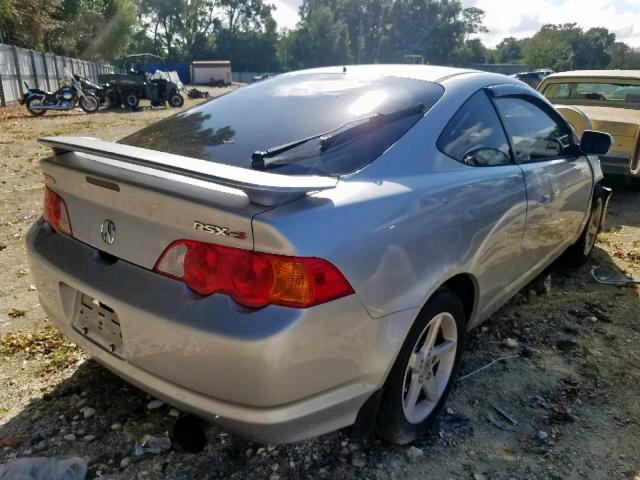 JH4DC53033S004195 - 2003 ACURA RSX TYPE-S SILVER photo 4
