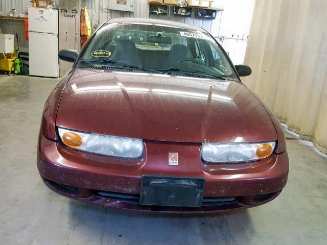 1G8ZH52801Z242133 - 2001 SATURN SL1 RED photo 9